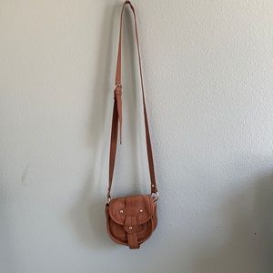 Brown crossbody purse